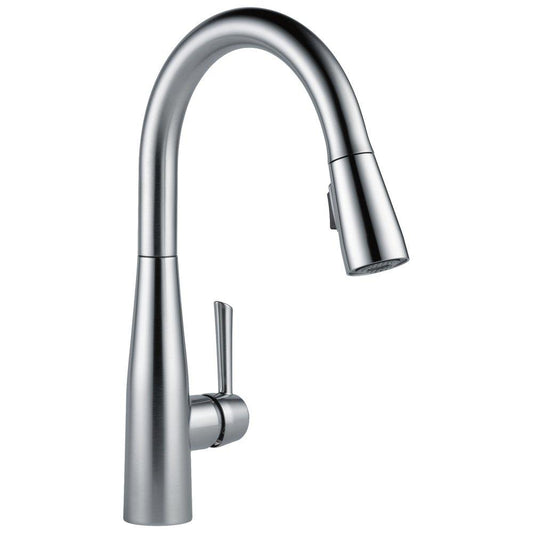 Essa® Single Handle Pull Down Kitchen Faucet in Arctic Stainless