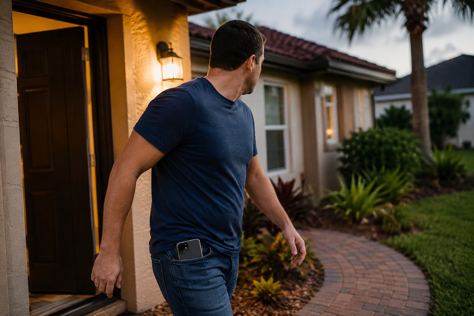 Gas smell safety steps near a water heater or range in an Orlando home